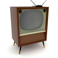 Retro television 3D Model