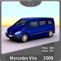 2008 Mercedes Vito 3D Model