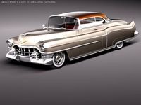Cadillac Coupe Deville 1953 3D Model