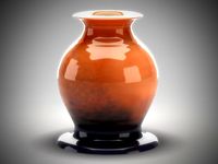 Glass decorative vase 01 3D Model