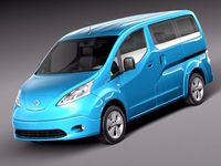 Nissan e NV200 2015 3D Model