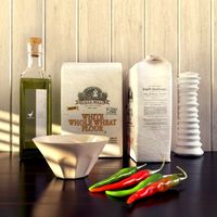Set for the Kitchen 1 3D Model