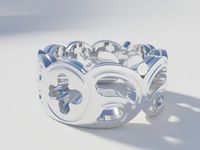 Trinity Ring 3D Model