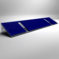 Stadium Seating Tribune 3D Model