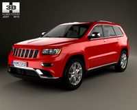 Jeep Grand Cherokee Summit 2014 3D Model