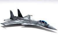 Su35 Super Flanker 3D Model
