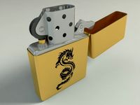 Zippo lighter 3D Model