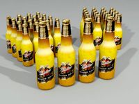 Miller Beer Bottle Lowpoly 3D Model