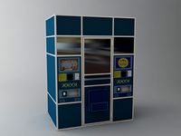Lottery Vending Machine 3D Model