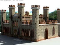 Castle 3D Model