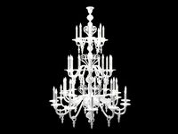 Ceiling lamp murano glass 3D Model