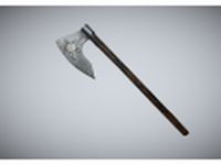 Low poly axe 3D Model