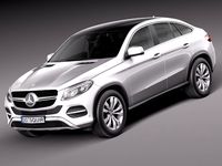 Mercedes Benz GLE Coupe 2016 3D Model