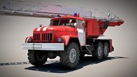 Fire car 3D Model