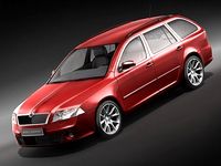 Skoda Octavia RS Combi_2 3D Model