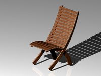 Garden chair 3D Model