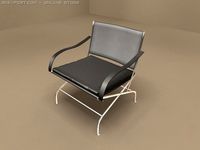 Carlotta armchair 3D Model