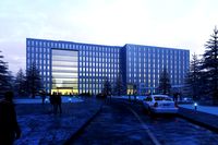 3d building 204 3D Model