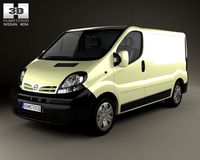 Nissan Primastar Panel Van 2002 3D Model