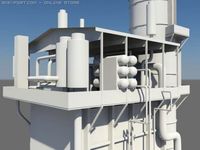 Heat generator unit 3D Model