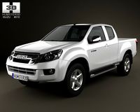 Isuzu DMax Extended Cab 2012 3D Model