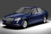 2012 Mercedes Benz C Class 3D Model