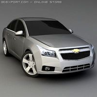 Chevrolet Cruze 3d model car 3D Model