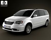 Chrysler Town Country 2012 3D Model