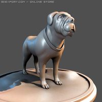 Bull Dog 3D Model