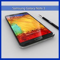 Samsung Galaxy Note 3 Pink 3D Model