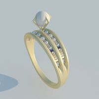 Ring Pearl 3D Model