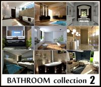 Bathroom collection 2 3D Model