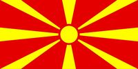 Republic of Macedonia flag 3D Model