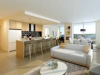 Photorealistic Kitchen Living  Dining Room 082 3D Model