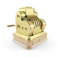Antique cash register 3D Model