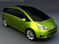 Citroen Grand C4 Picasso 3d model car 3D Model