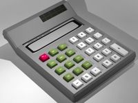 Calculator 3D Model