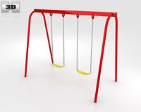 Two Swing Seats 3D Model