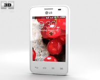 LG Optimus L3 II Dual E435 White 3D Model