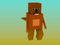 Blockypixel Beavercastor ik rig 3D Model
