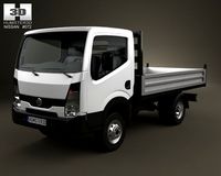 Nissan Cabstar Tipper Truck 2006 3D Model