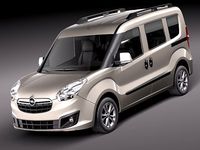 Opel Combo 2012 3D Model