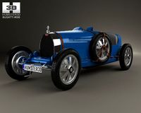 Bugatti Type 35 1924 3D Model