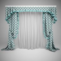 Curtain 02 3D Model