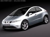 Honda Civic 2010 3D Model