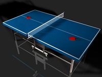 Table tennis table 1 3D Model
