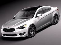 Kia Cadenza 2014 3D Model