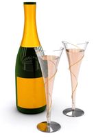 Champaigne glass 3D Model