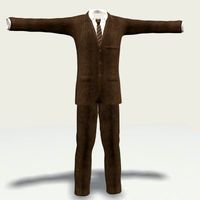 Man Suit 1 3D Model