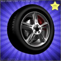 Car wheel 028 3D Model